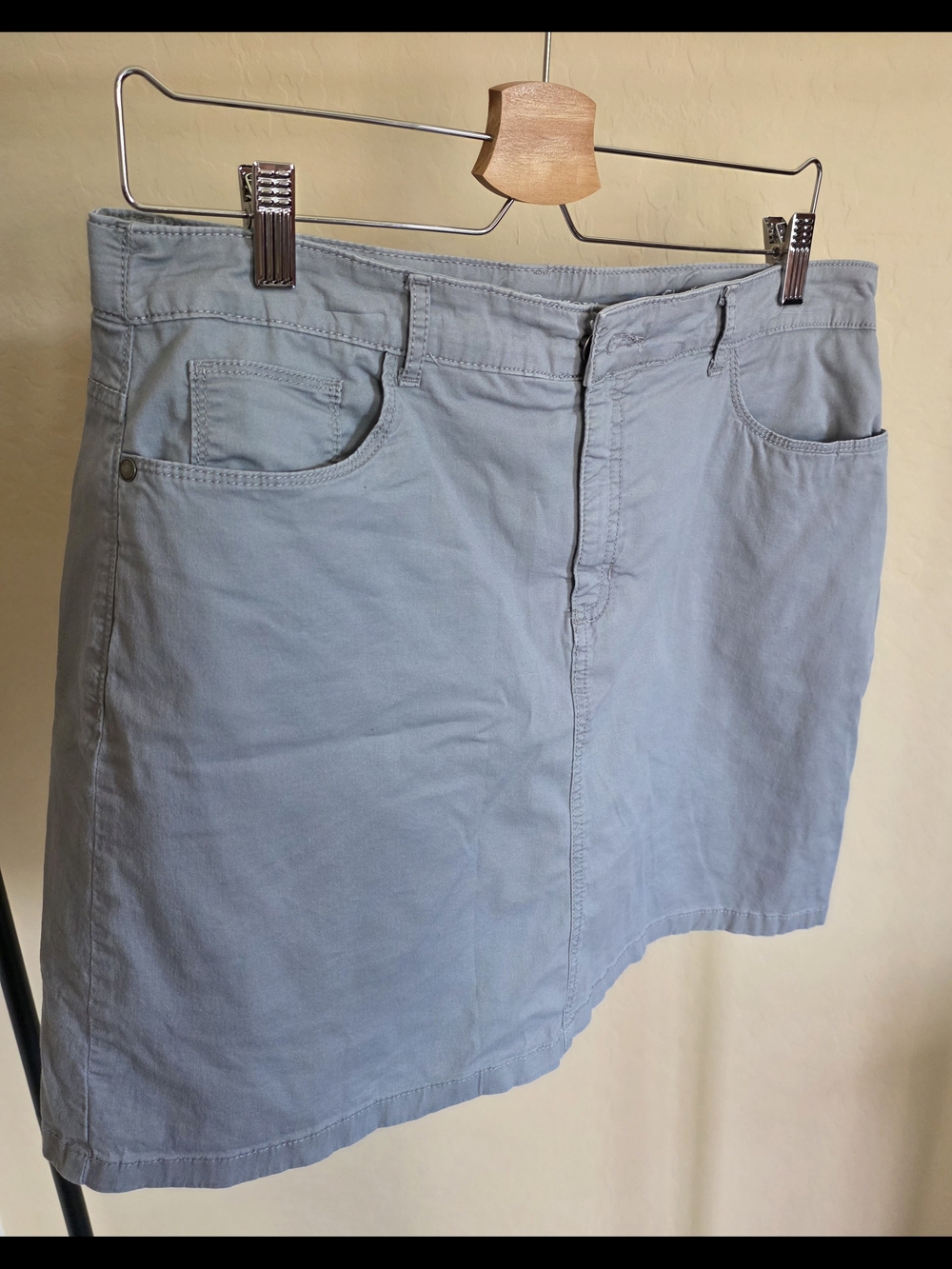 croft & barrow gray skort